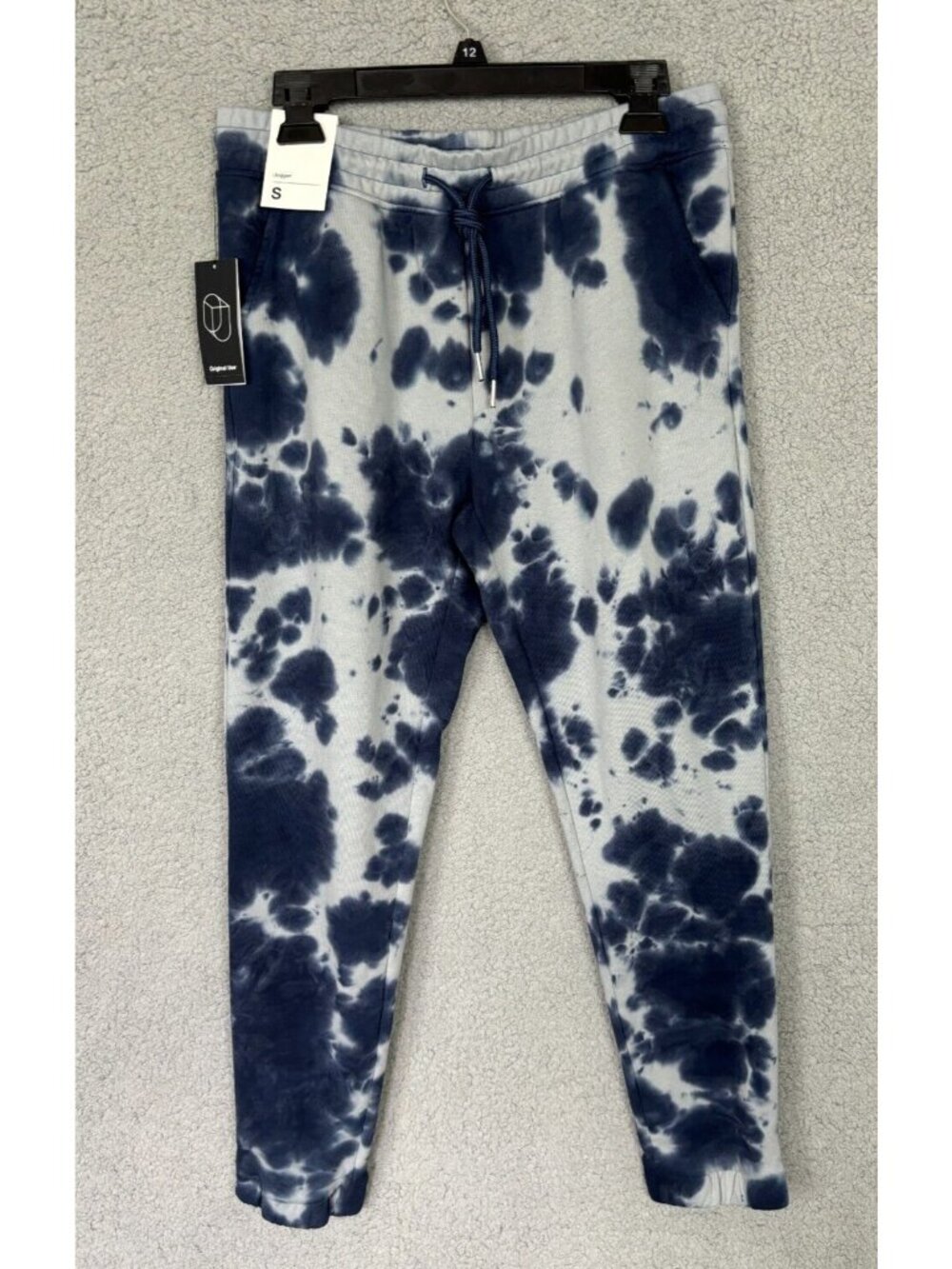 Original Use Mens Knit Joggers Sweat Tie Dye Del Rio Blue Small New With Tag's.